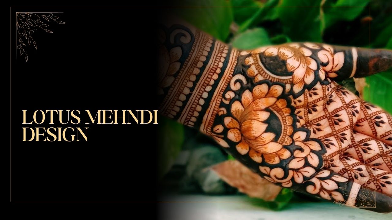 Lotus Mehndi Design