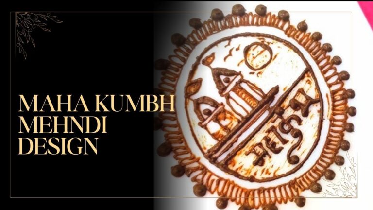 Maha Kumbh Mehndi Design