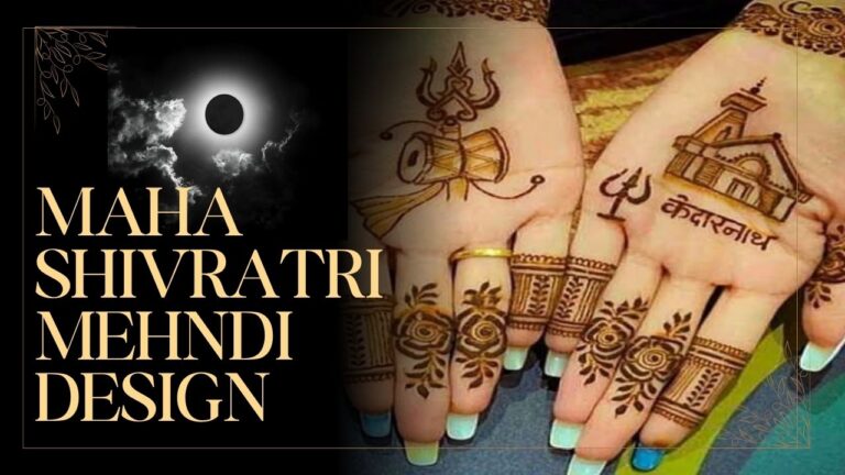 Maha Shivratri Mehndi Design