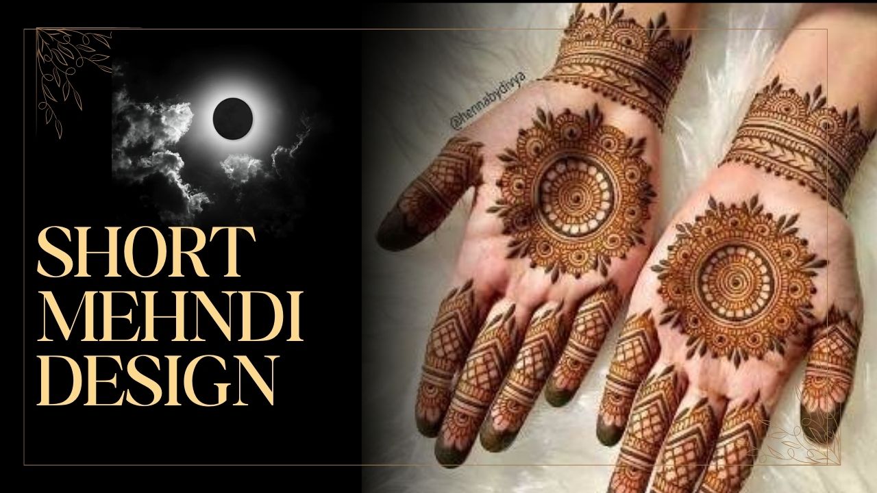Short Mehndi Design