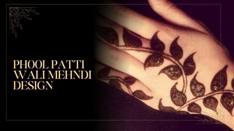 phool patti wali mehndi design