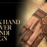 Back Hand Flower Mehndi Design