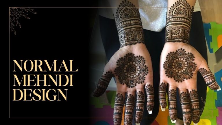 Normal Mehndi Design