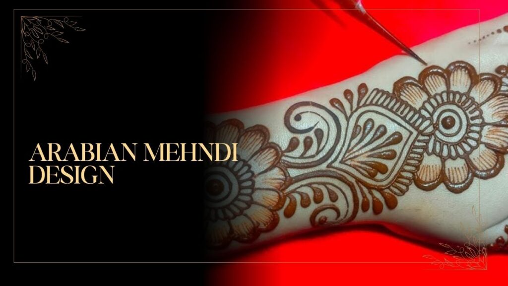 arabian mehndi design
