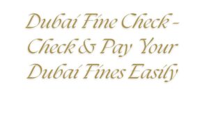 Read more about the article Dubai Fine Check: Your Easy Guide to Traffic Fines in Dubai