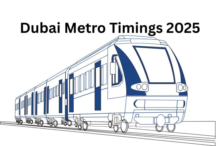 Dubai Metro Timings 2025
