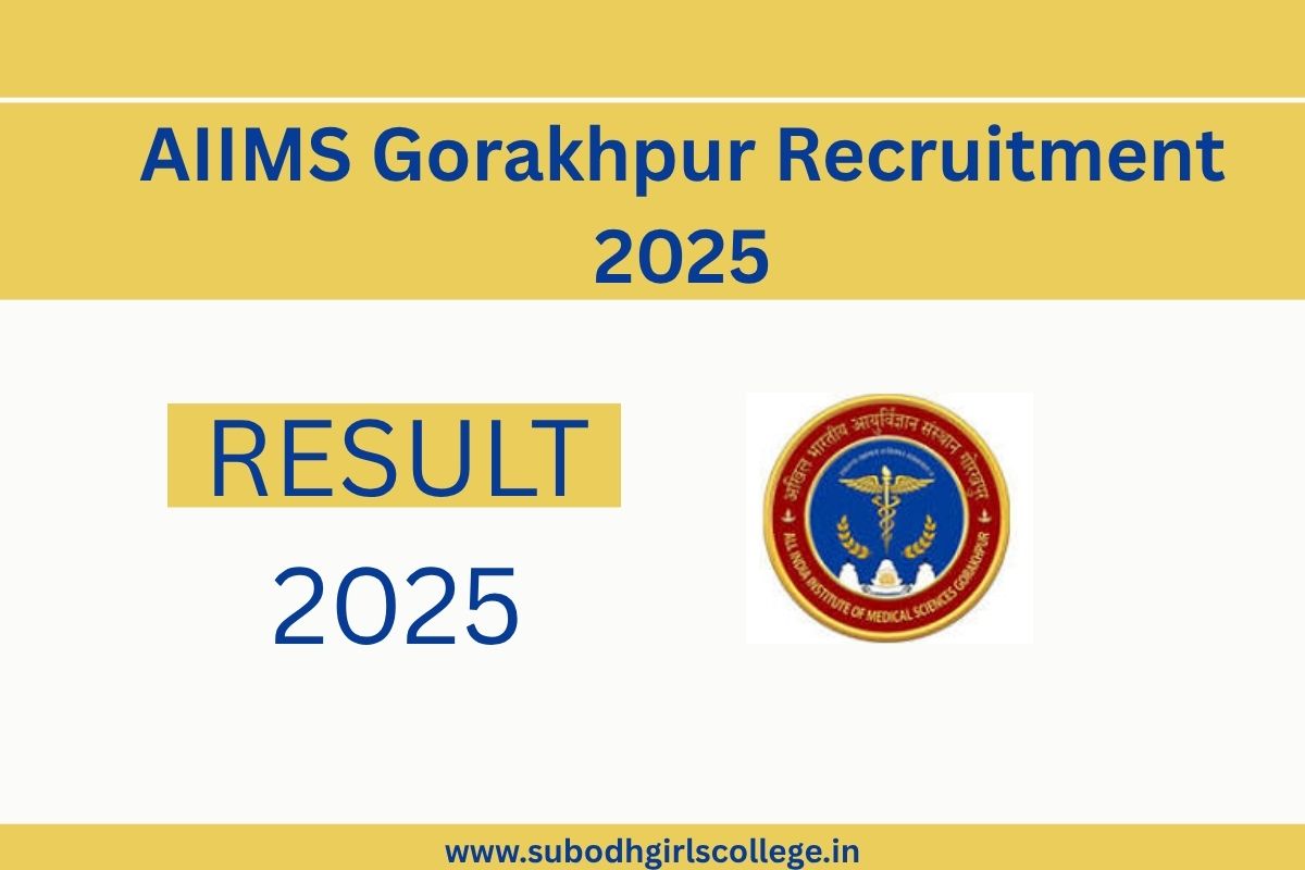 Read more about the article AIIMS Gorakhpur Recruitment 2025 For 69 Non-Faculty Posts @aiimsgorakhpur.edu.in
