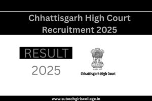 Read more about the article Chhattisgarh High Court Recruitment 2025 For 133 Junior Judicial Assistant @vyapamcg.cgstate.gov.in