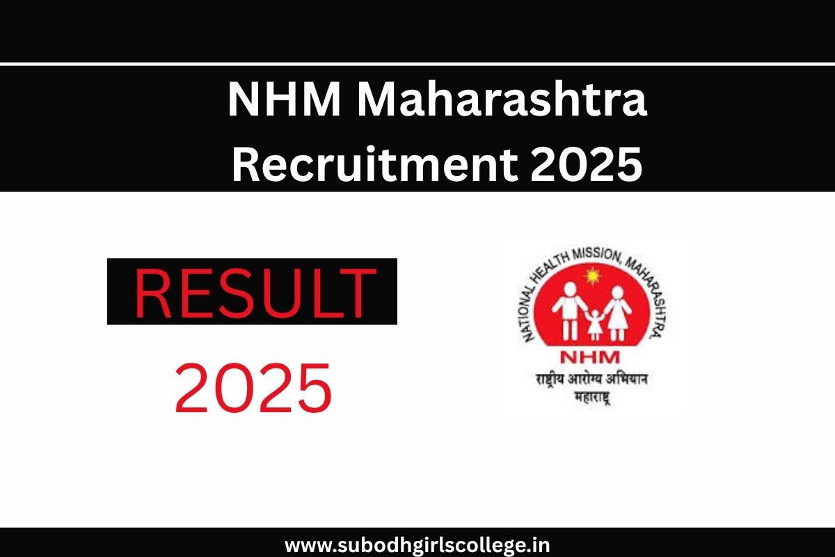 Read more about the article NHM Maharashtra Recruitment 2025 For 1974 Community Health Officer (CHO)