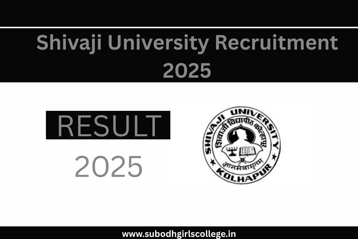 Read more about the article Shivaji University Recruitment 2025 For 5 Processing Based computer Operator @unishivaji.ac.in