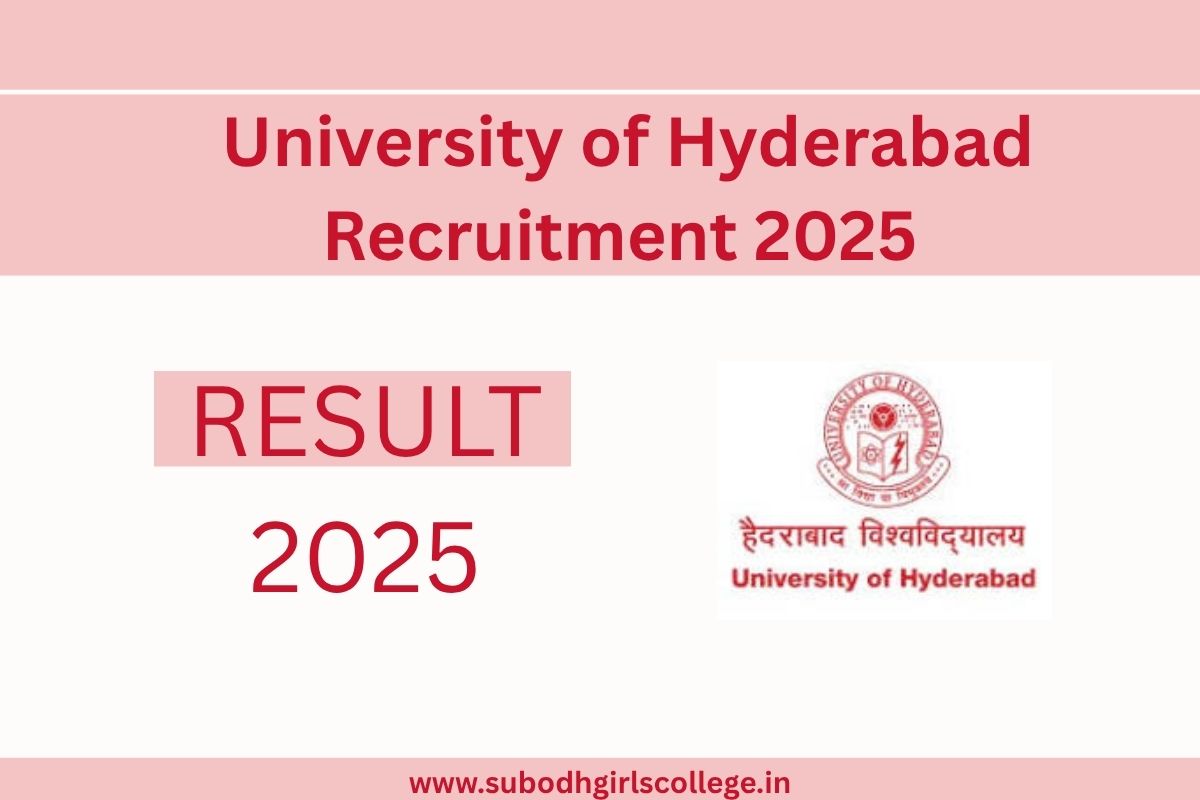 Read more about the article University of Hyderabad Recruitment 2025 For 52 Non-Faculty Positions @uohyd.ac.in