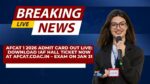 AFCAT 1 2026 Admit Card